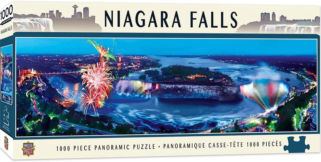 Masterpieces Puzzle Co American Vistas - Niagara Falls 1000 Piece Panoramic Jigs