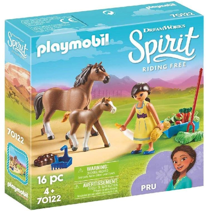 Playmobil 70122 Dream Works Spirit Pru con caballo y potro