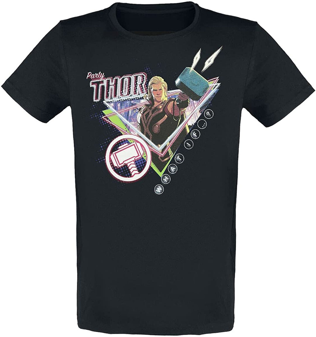 Marvel – Was wäre, wenn? - Party Thor Herren-Kurzarm-T-Shirt