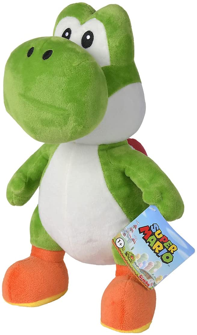 Super Mario 109231012 Yoshi Plüschfigur 30cm Soft Toy, Multi