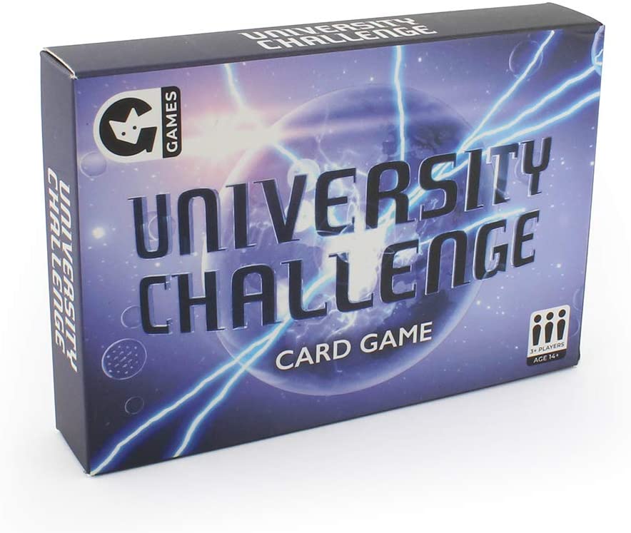 Ginger Fox University Challenge TV-Quizkartenspiel – mit über 100 Fragen aus der klassischen akademischen Quizshow