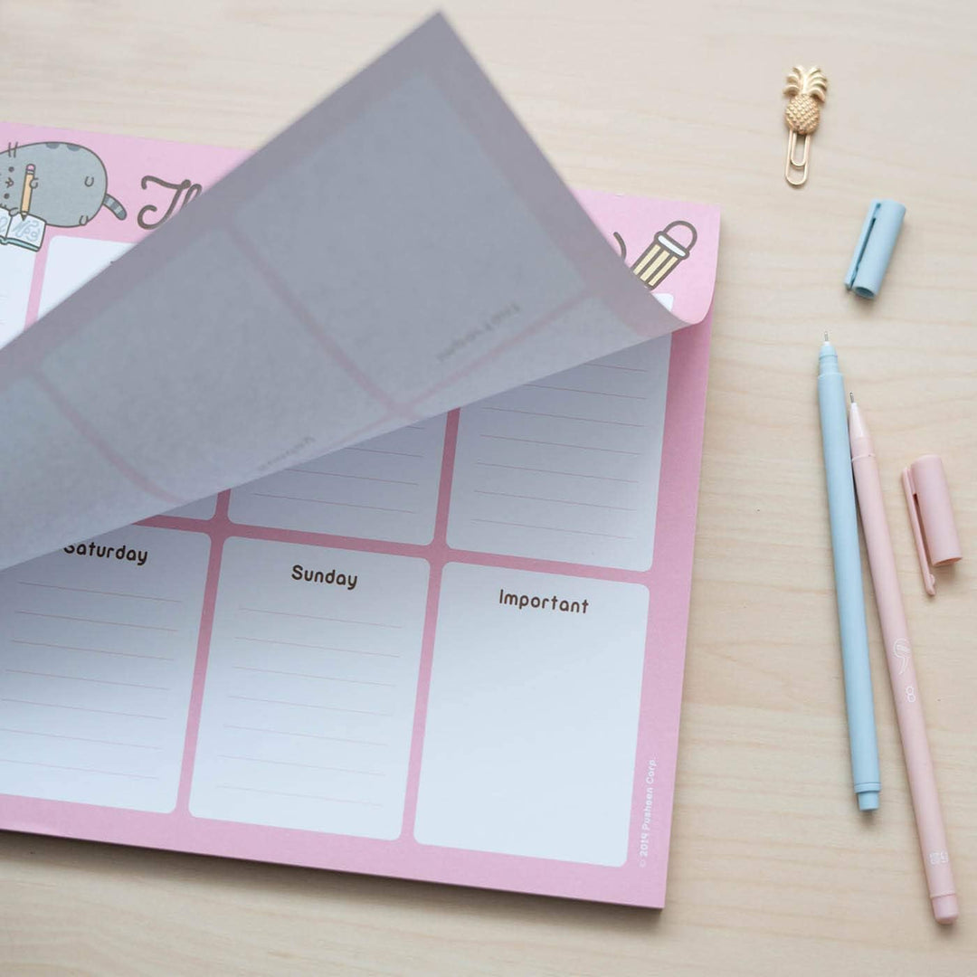 Grupo Erik Pusheen Weekly Planner A4 | Pusheen Calendar | Family Calendar | 54 Tear Off Pages