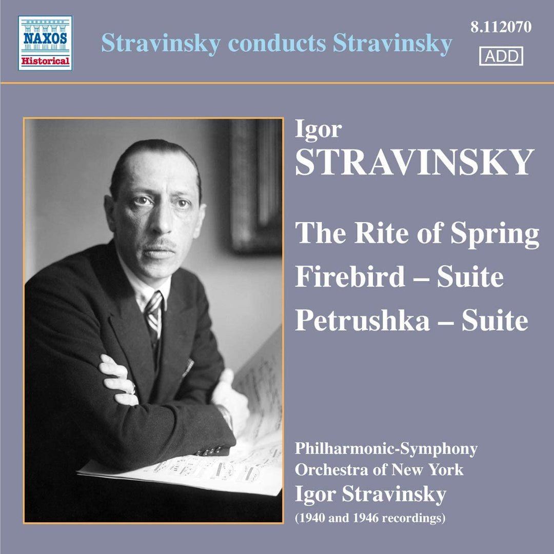 Stravinsky: Ballets (Rite Of Spring/ Firebird) (Naxos Historical: 8112070) [Audio CD]