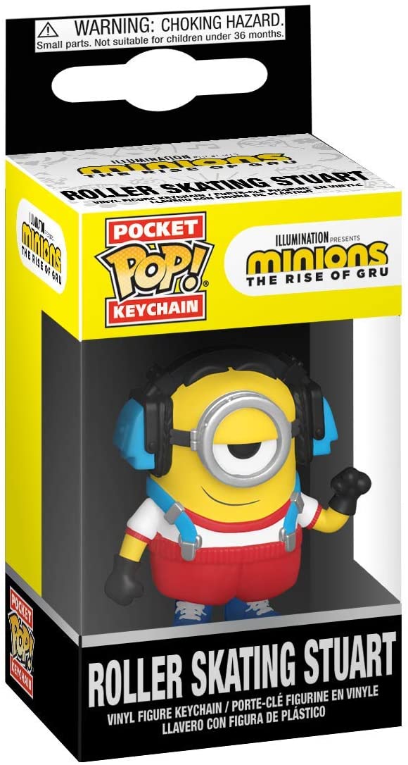 Illumination Minions The Rise of Gru Roller Skating Stuart Funko 47797 Pocket Pop!