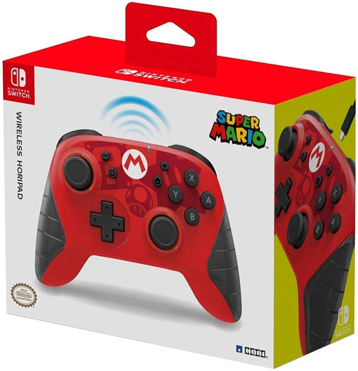 Hori draadloze Horipad - Mario-editie voor Nintendo Switch