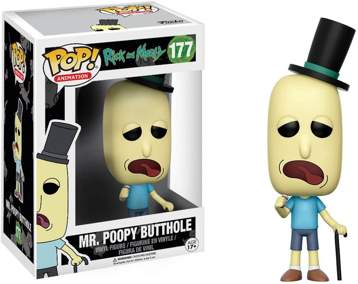 Rick & Morty Mr. Poopy Butthole Funko 12442 Pop! Vinyl #177