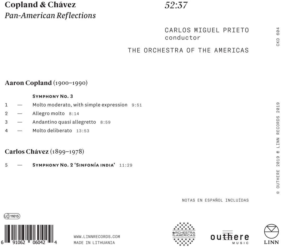 Copland & Chávez: Pan-American Reflections [Audio CD]