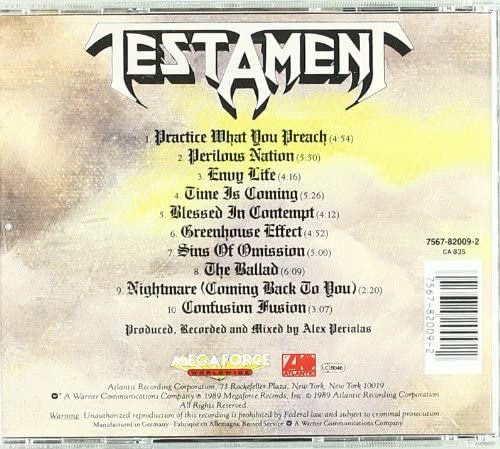 Testament – ​​Üben Sie, was Sie predigen [Audio-CD]