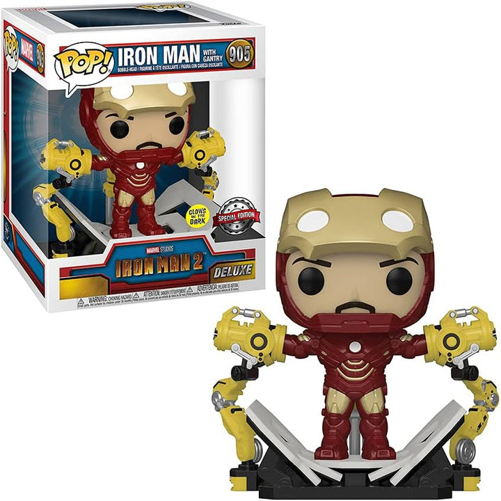 Marvel Studios Iron Man 2 Iron Man With GANTRY Exclusive Funko 56772 Pop! Vinyl #905