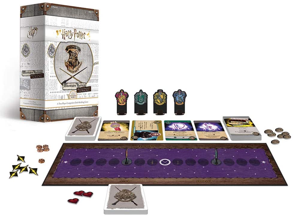 USAopoly – Harry Potter: Hogwarts Battle – Verteidigung gegen die dunklen Künste – Brettspiel