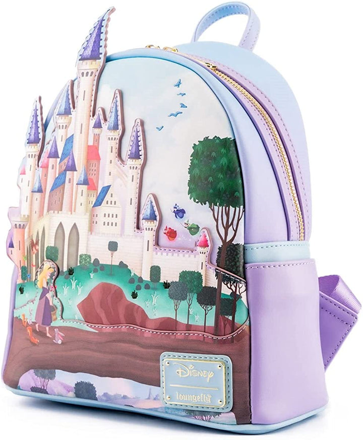 Loungefly Disney Dornröschen Aurora's Castle Mini-Rucksack