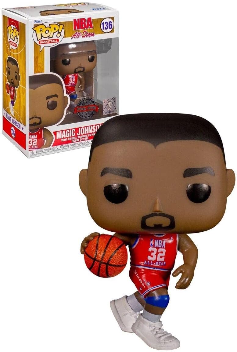 NBA All-Stars - Magic Johnson (Red Jersey Special Edition) Funko 60849 Pop! Vinyl #136