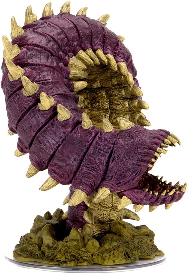 Wiz Kids | D&amp;D Icons of the Realms Miniaturen: Fangs and Talons – Purple Worm Premium Set