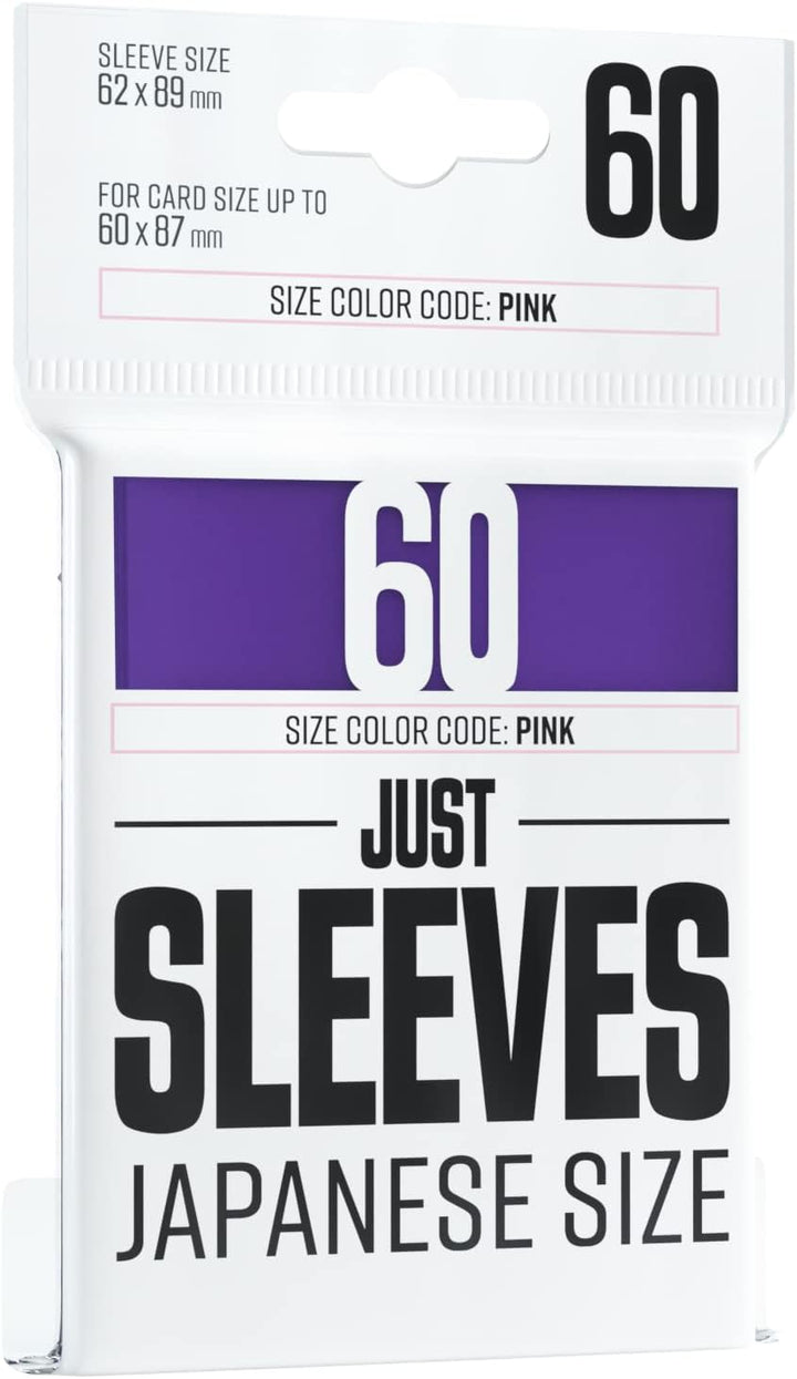 GGX10018 – Just Sleeves – Japanische Größe, Lila (60 Ärmel)