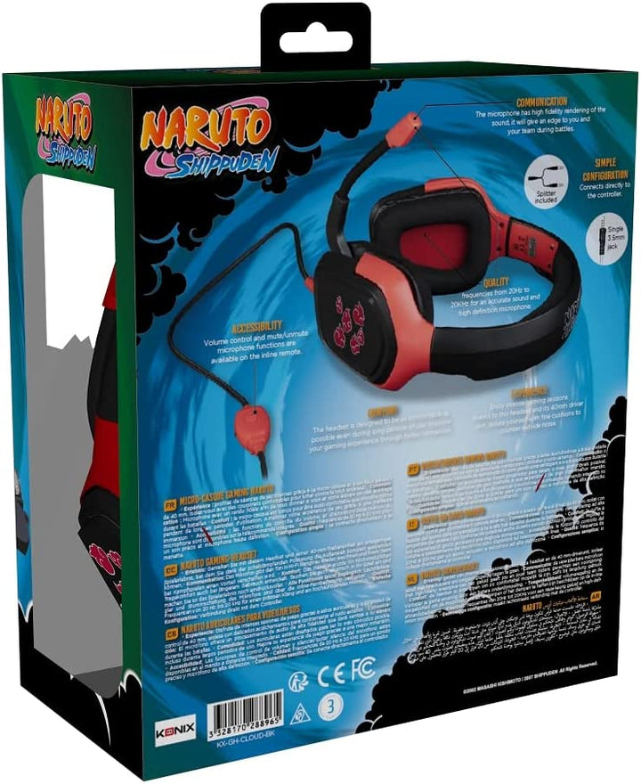 Konix KX NARUTO AKATSUKI HEADSET