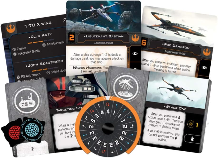 Fantasy Flight Games – Star Wars X-Wing Second Edition: Resistance: T-70 X-Wing Erweiterungspaket – Miniaturspiel