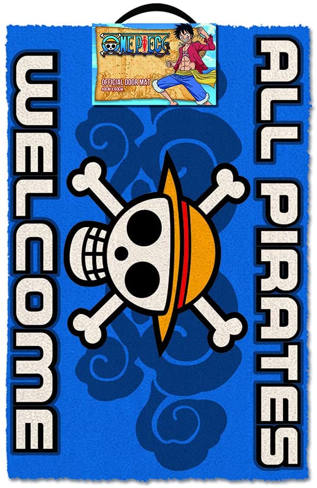 One Piece All Pirates Welcome Fußmatte
