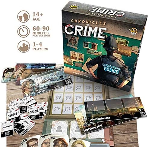 Lucky Duck Games – Chronicles of Crime – Brettspiel