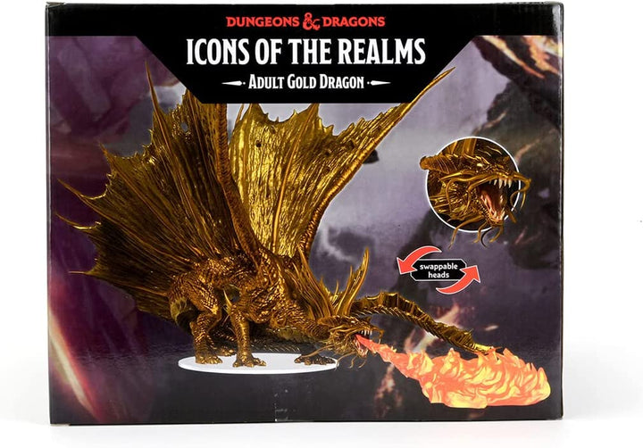 D&amp;D: Icons of The Realms: Gold Dragon Premium-Figur für Erwachsene