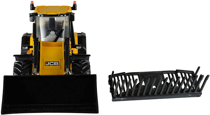 JCB Britains Farm Tomy Toys Pala de carga de ruedas 1:32 JCB 419S Camión de juguete de tractor coleccionable - Juguetes de granja a escala 1:32