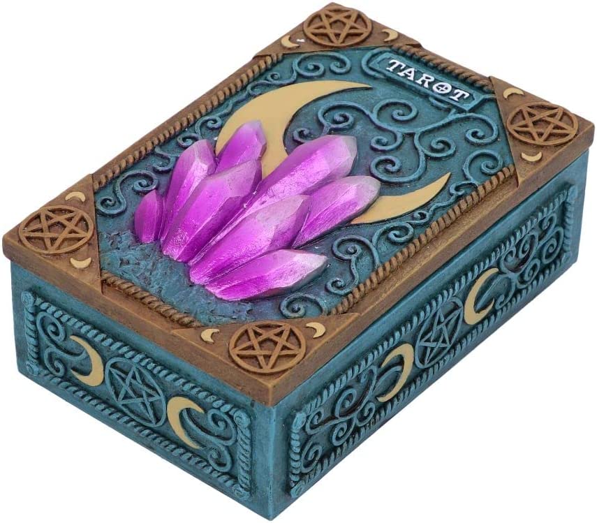 Nemesis Now Crystalline Tarot Box 14.4cm, Blue