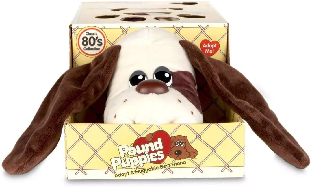 Pound Puppies 38162 Dogs Trust Charity Klassisches 17-Zoll-Plüschtier, Creme mit Med