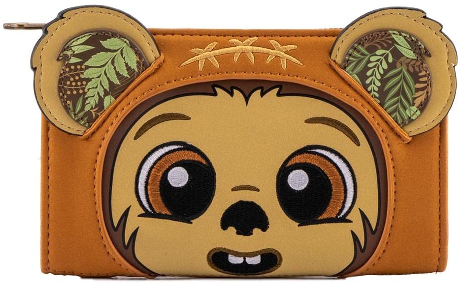 Loungefly Star Wars Wicket Ewok Cosplay Kunstleder-Geldbörse