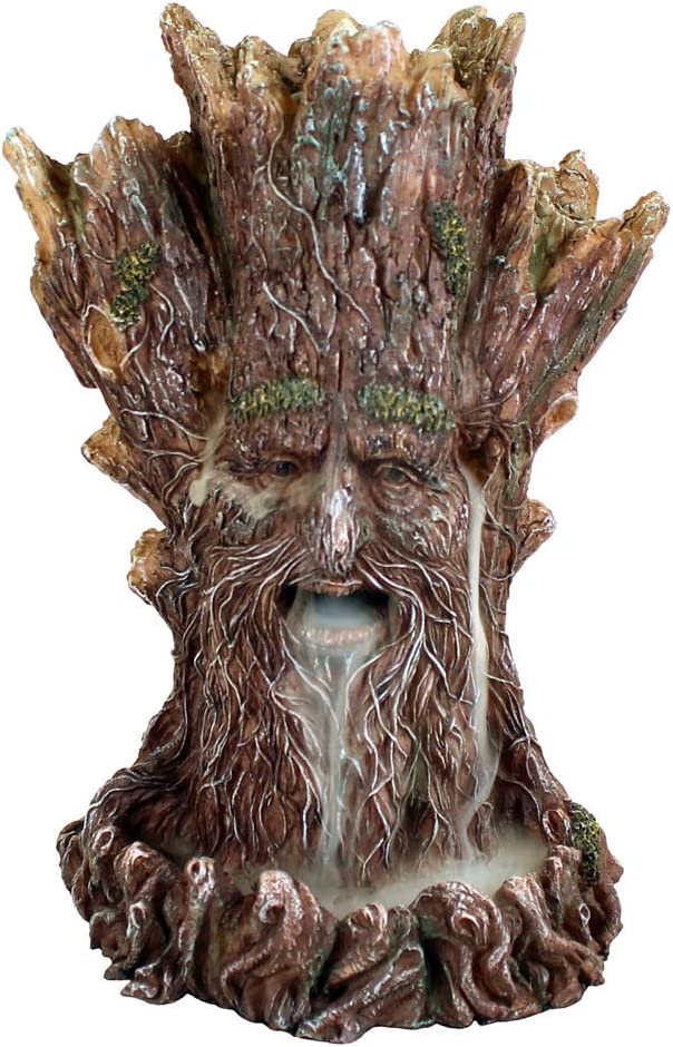 Nemesis Now Tree Spirit Backflow Tower Incense Burner 19cm Brown, Resin, One Siz