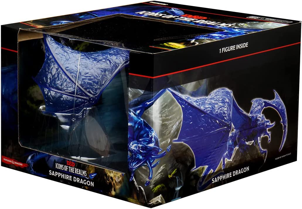 WizKids DandD Icons of the Realms: Sapphire Dragon Premium-Figur