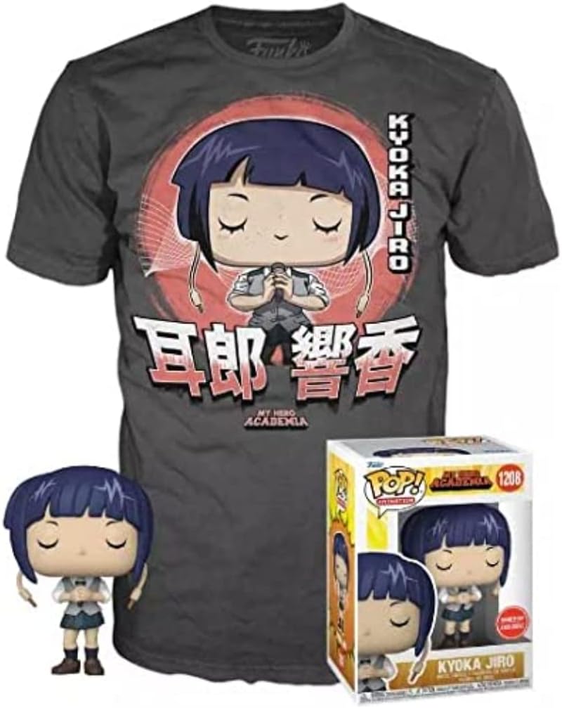 Funko POP &amp; Tee: MHA-Jirou mit Mikrofon-Medium