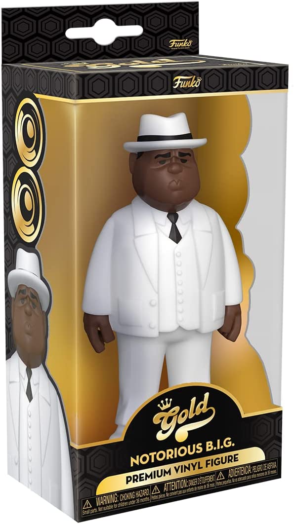 Funko 56715 Vinyl Gold 5": Biggie Smalls - White Suit Multicolor