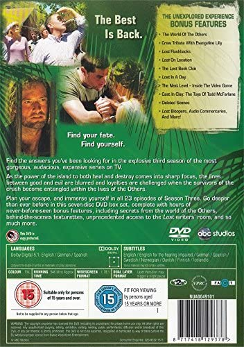 Lost - Stagione 3 [DVD]