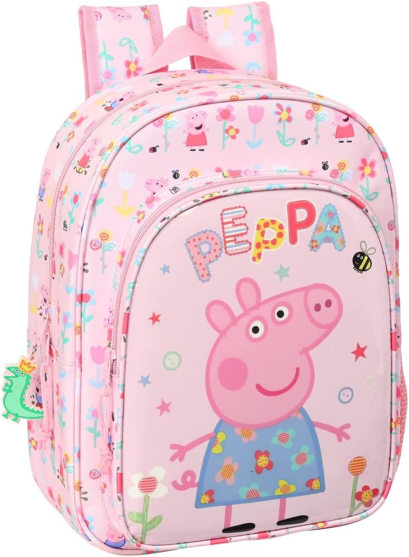 Safta - (612272185) kleiner Rucksack 34 cm Peppa Pig „Spaß haben“