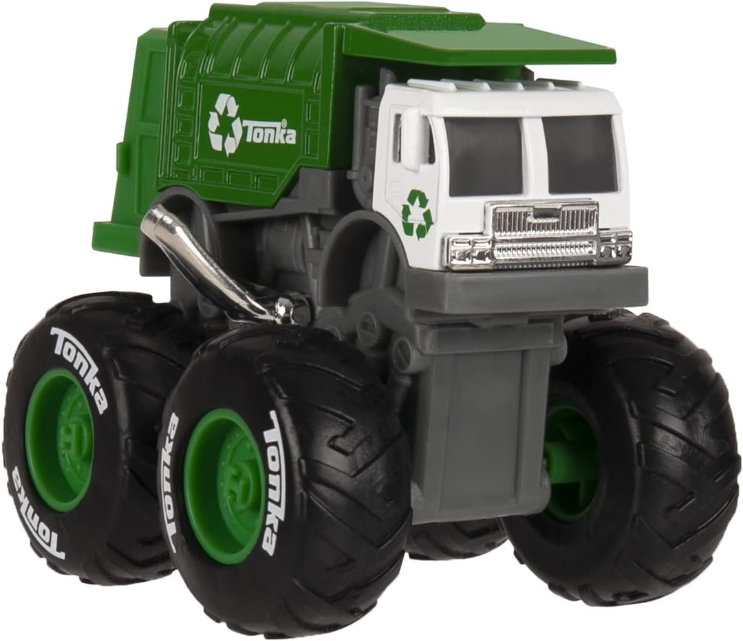 Tonka Basic Fun 06162 Monster Metal Movers Combo Pack - City Service Play Vehicle