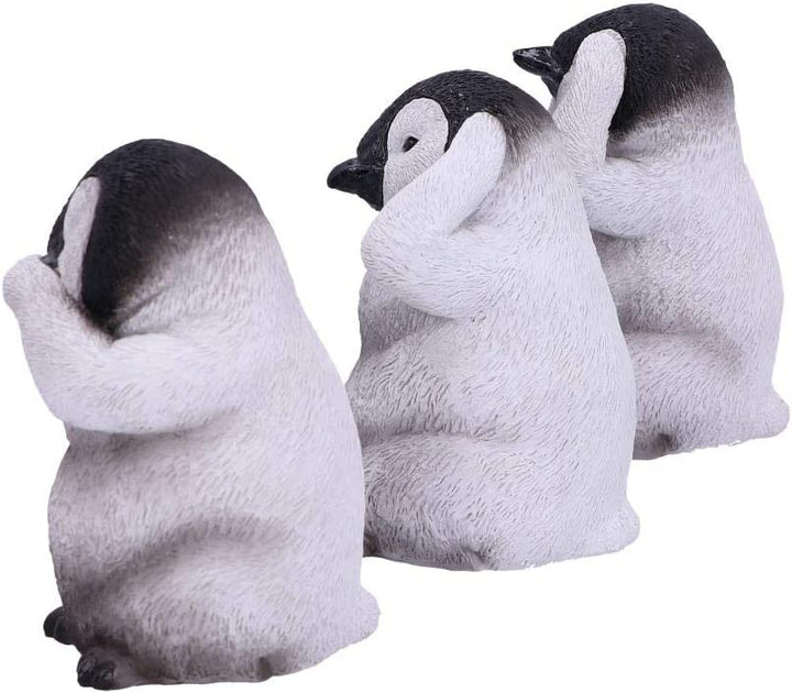 Nemesis Now U4921R0 See No, Hear No, Speak No Evil Kaiserpinguin-Küken-Figur