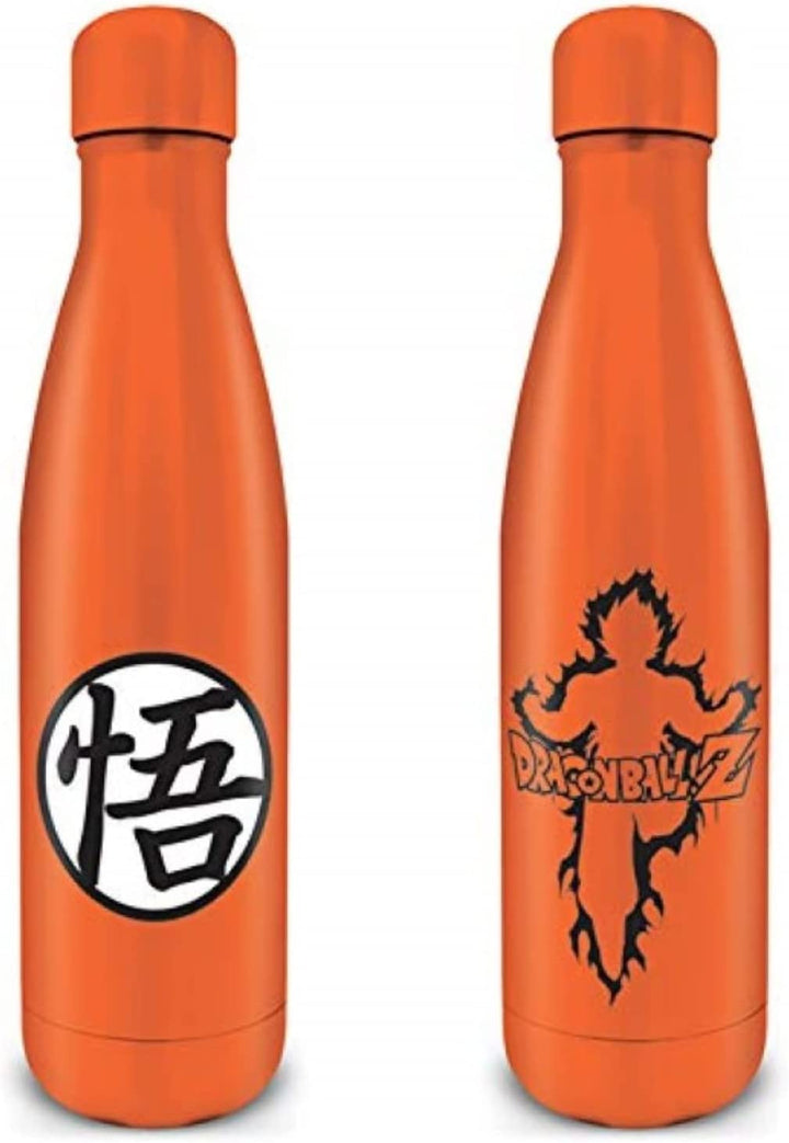 Dragon Ball Z - Goku Kanji Metal Drinks Bottle, Multi-Coloured, 550ml (MDB25699)