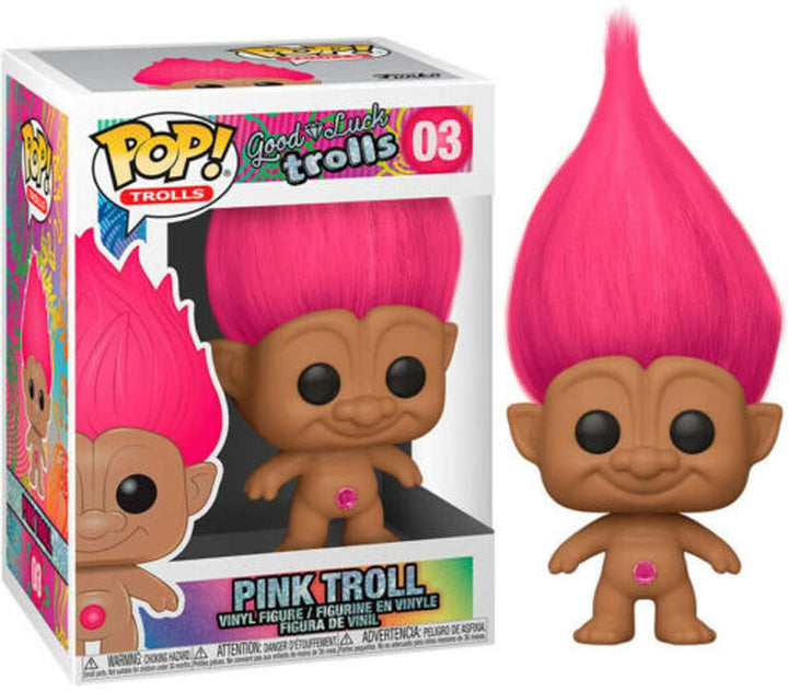 Buona fortuna Trolls Rosa Trolls Classic Funko 44605 Pop! Vinile #03