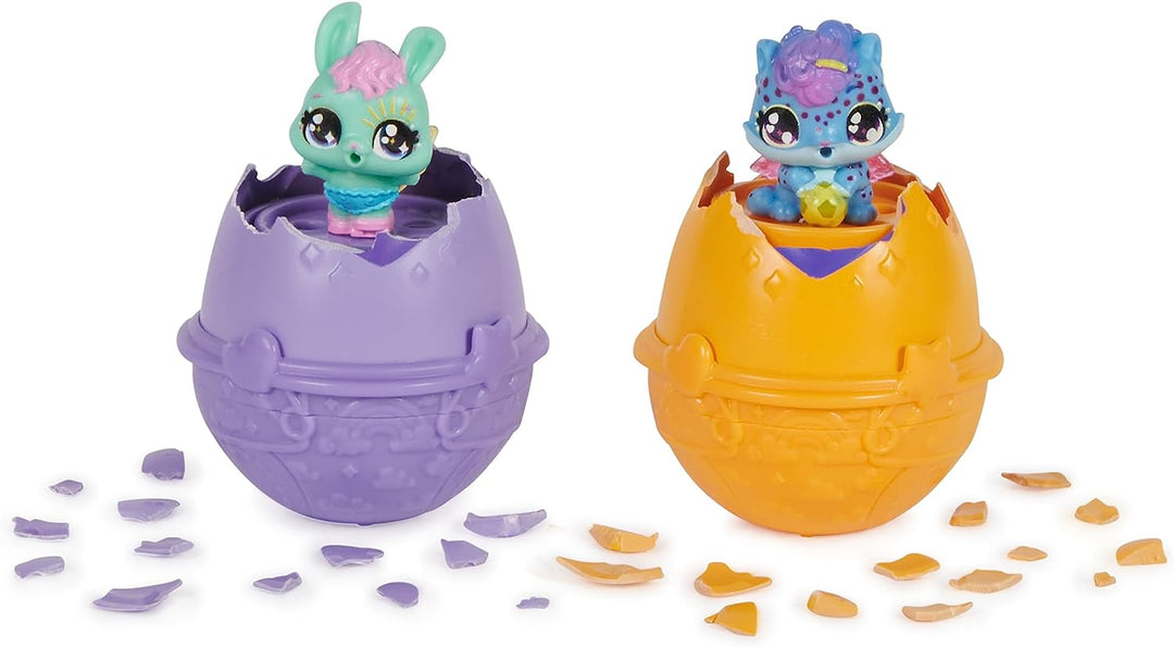 HATCHIMALS Alive, Hatch N’ Stroll Playset with Pushchair Toy and 2 Mini Figures