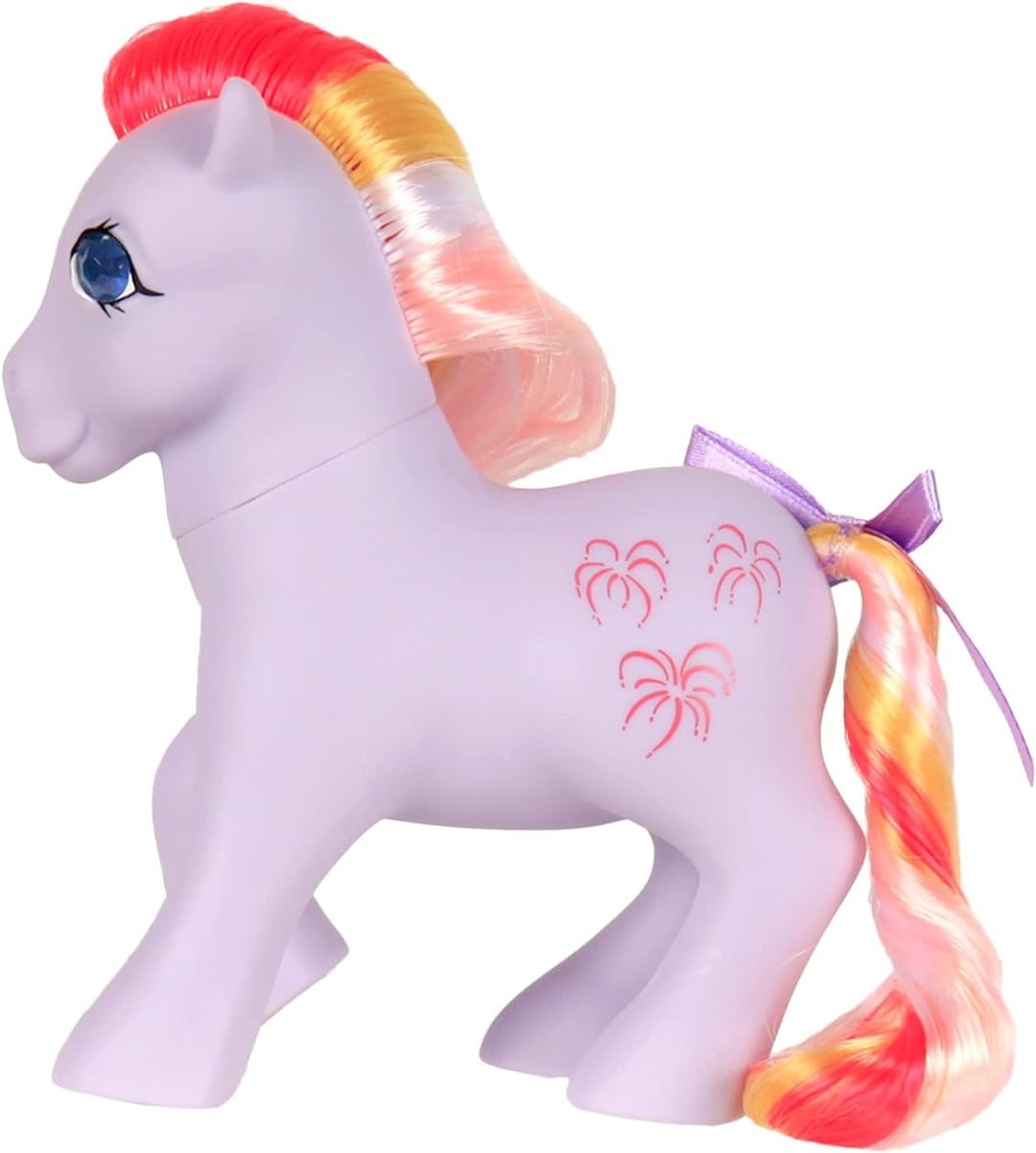 My Little Pony 35293 Classic Rainbow Ponys Sky Rocket Pony, Retro-Pferdegeschenke f