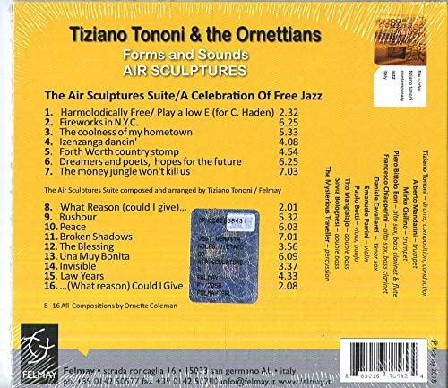 Tononi Tiziano & The Ornettians - Air Sculptures [Audio CD]