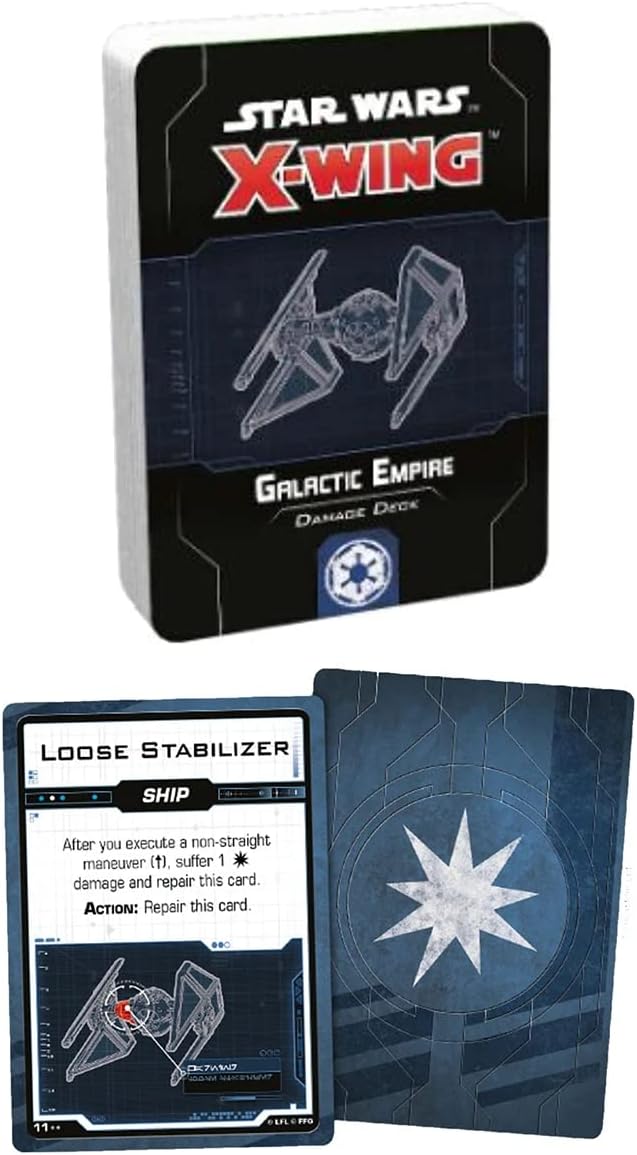 Fantasy Flight Games - Star Wars X-Wing Second Edition: Star Wars X-Wing: Galactic Empire Damage Deck