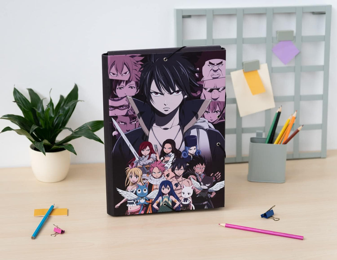 Grupo Erik Fairy Tail Premium A4 File Folder - 13.4 x 10 Inch / 34 x 25.5 cm