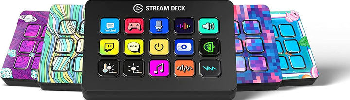 Elgato Stream Deck MK.2 – Studio Controller, 15 macro keys, trigger actions in apps and software like OBS, Twitch, YouTube and more, works with Mac and PC