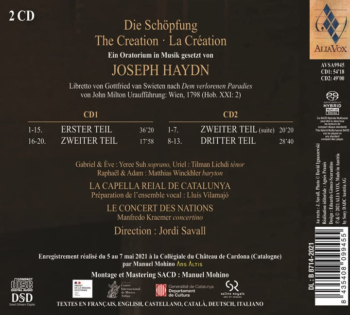 Die Schopfung. The Creation [Audio CD]