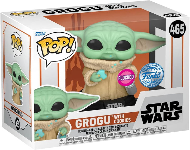 Funko Loungefly POP! &amp; Tee: Mando – Grogu (Das Kind/Baby Yoda) mit CookieWith