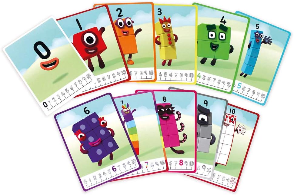 Learning Resources LSP0949-UK MathLink Cubes Numberblocks 1-10 Activity Set, Early Years Maths Learning, Build, Learn & Play in The Classroom & at Home.