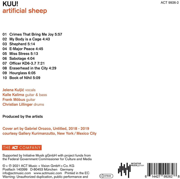 Kuu! - Artificial Sheep [Audio CD]