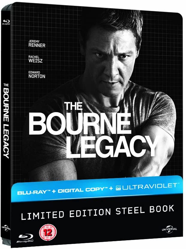 The Bourne Legacy Steelbook UV Copy) [2017] [Region Free] - Action/Thriller [Blu-Ray]