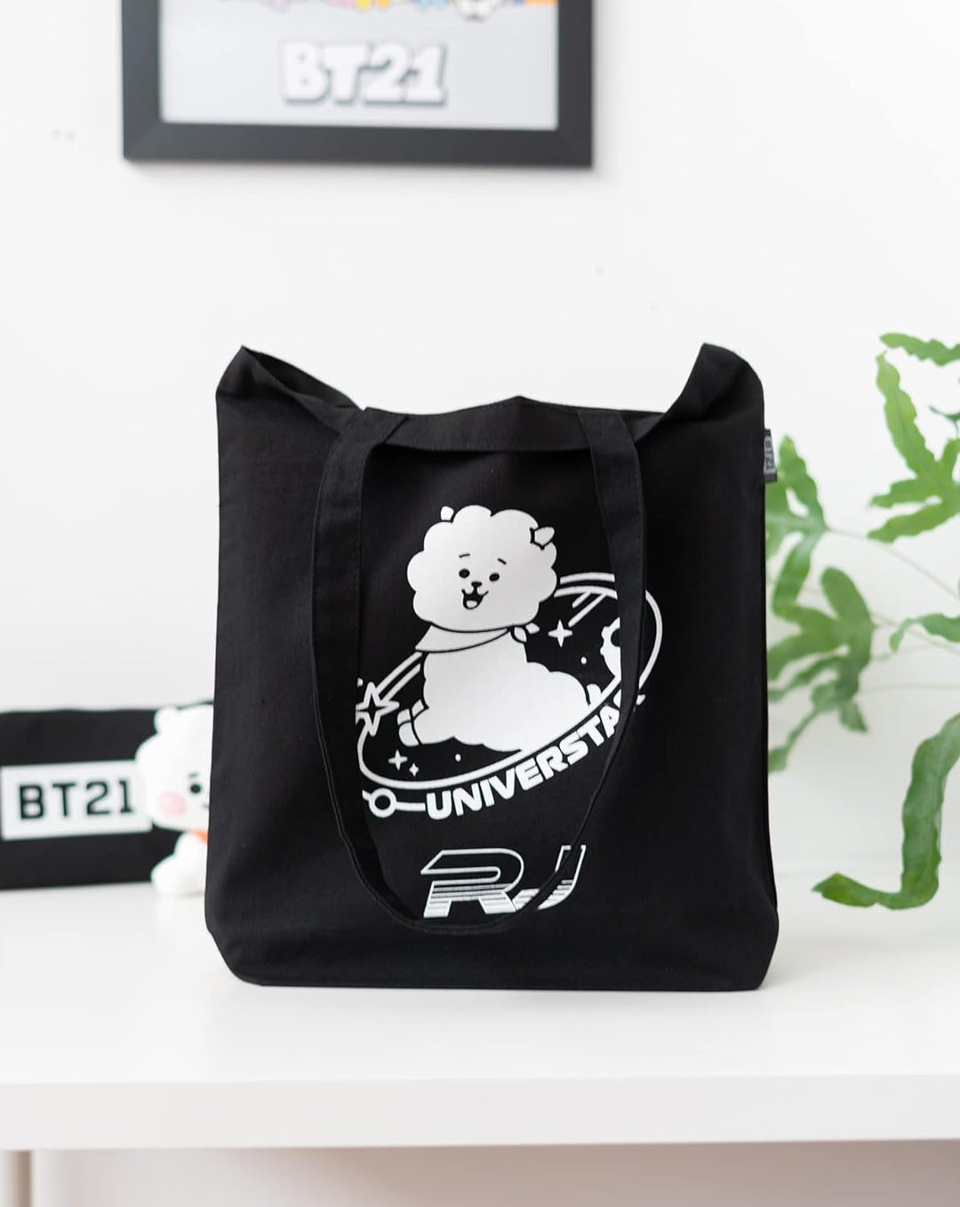 Grupo Erik BT21 Official Merchandise Cotton Tote Bag - Cotton Shopping Bag