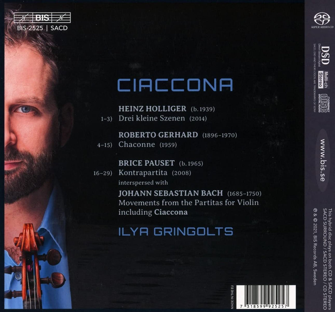 Ciaccona [Ilya Gringolts] [Bis: BIS2525] [Audio CD]